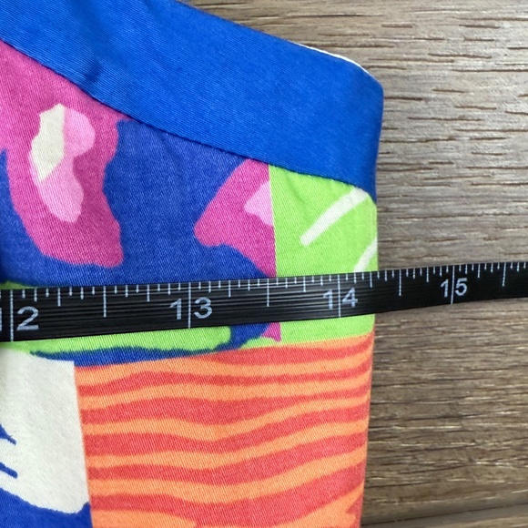 Lilly Pulitzer Women's Patchwork Strapless Cotton Dress Size 2 Summer, Preppy - Picture 7 of 10